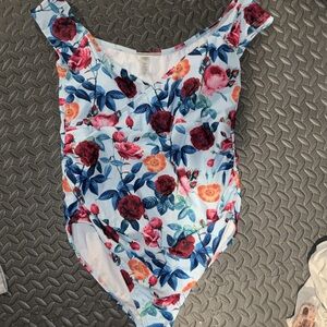 Pink Blush Maternity bathing suit XL like new